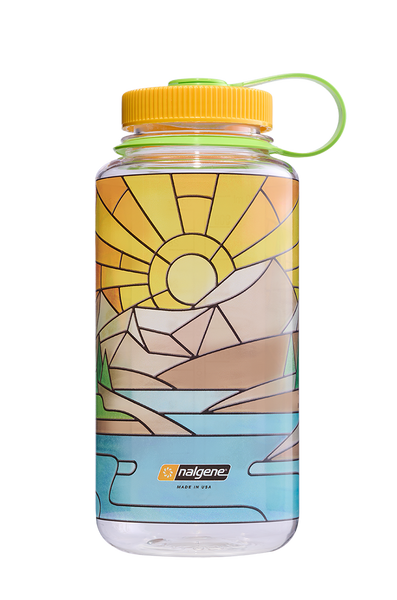 32oz Wide Mouth Bottles - Stained Glass Prints