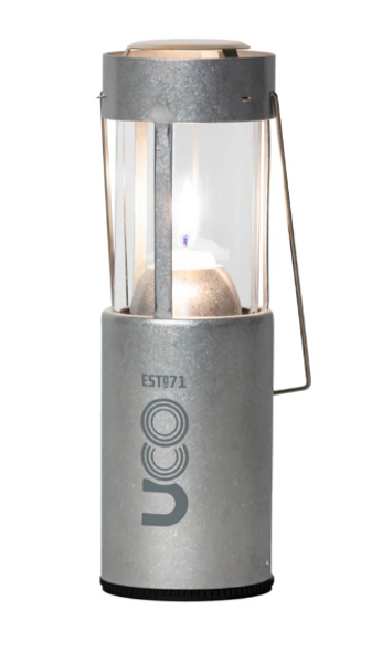 Candle Lantern Raw Aluminum